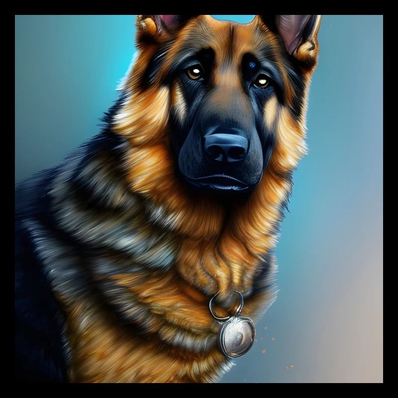 German Shepherd portait