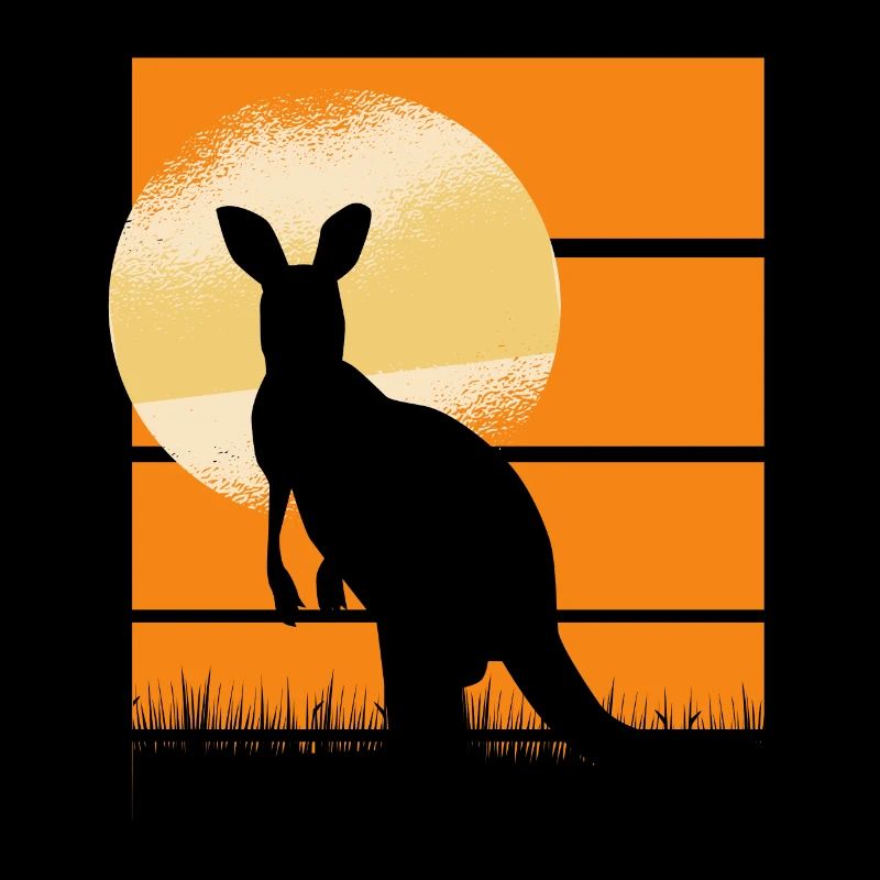 Cangaroo in Sunset