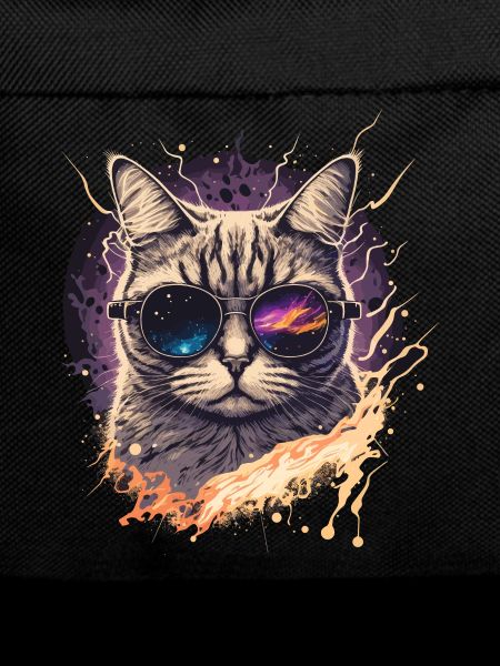 Vapowave Glitch Cat