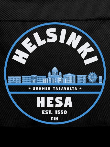 Helsinki Finland Skyline Badge