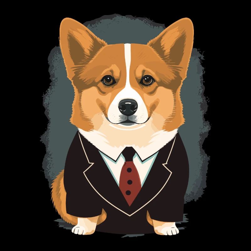 Corgi Zeichenkunst