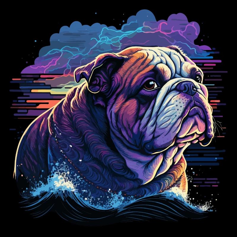 Bulldog on Water