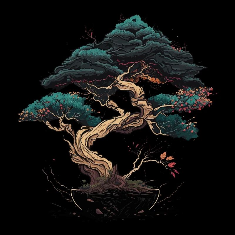 Irregular Shape Bonsai Tree