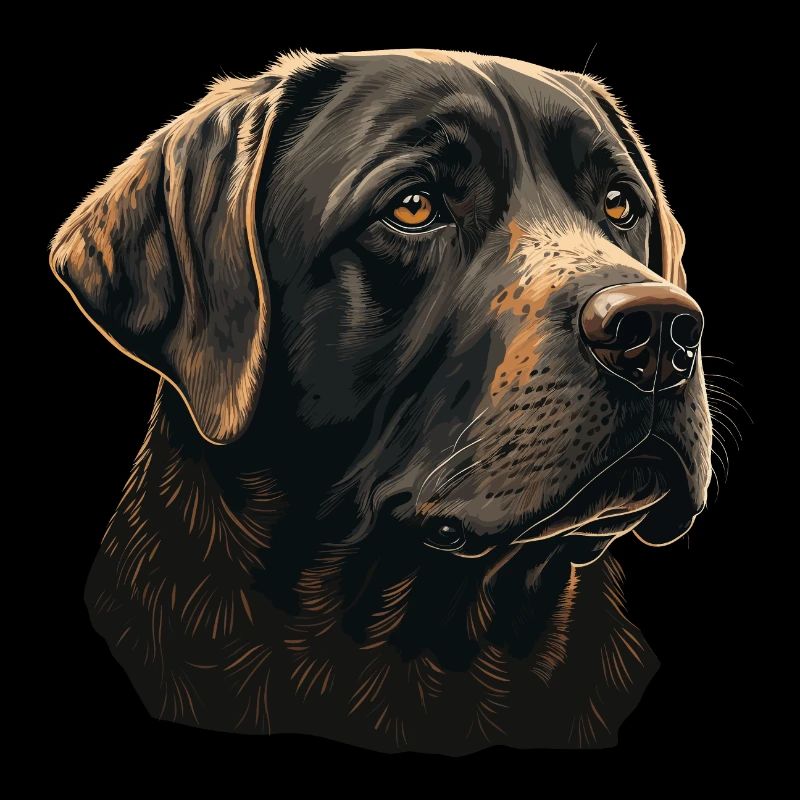 Großer Labrador Retriever