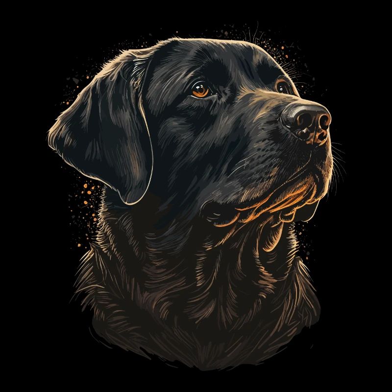 Schöne Labrador Retriever Illustration
