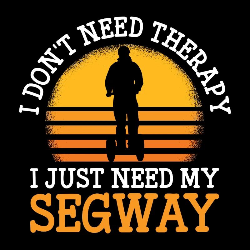 Segway Fahrer Freizeit Modefahrzeug