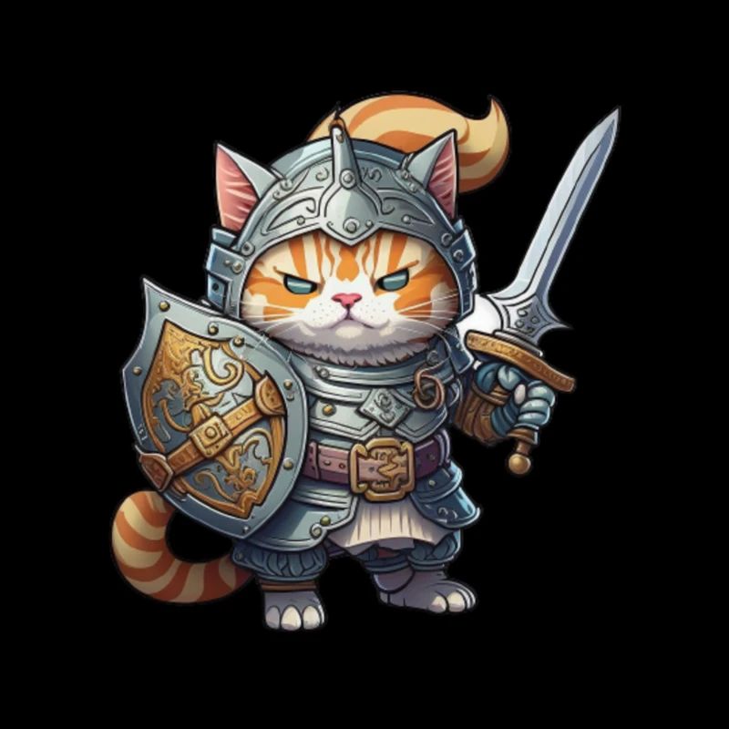 CHAT COURAGEUX