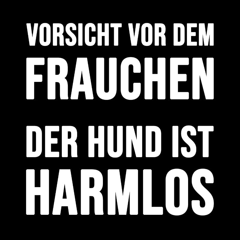 Vorsicht vor dem Frauchen oder Herrchen, der Hund