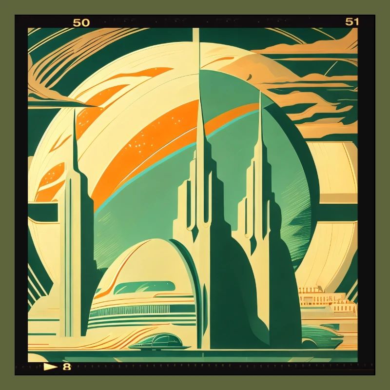 Space retrofuturism