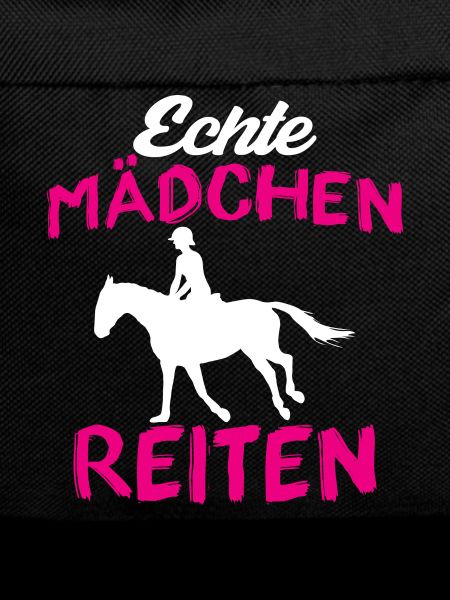 Echte mädchen reiten