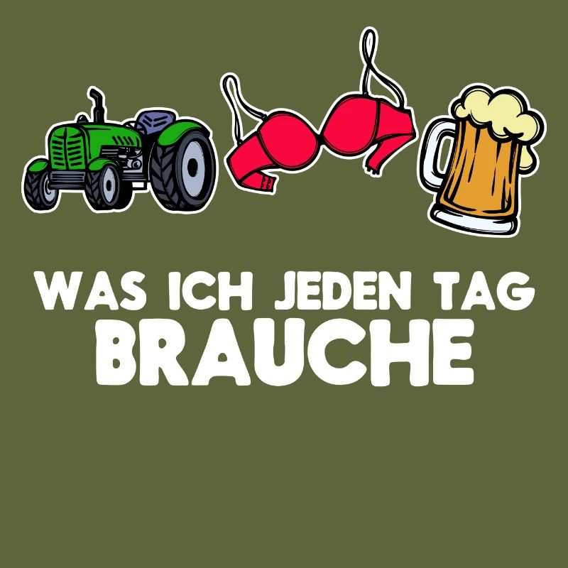 Landwirtschaft Ackerbau Bauer Traktor Statement