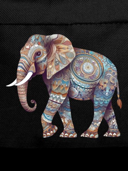 Bunter Mandala Elefant