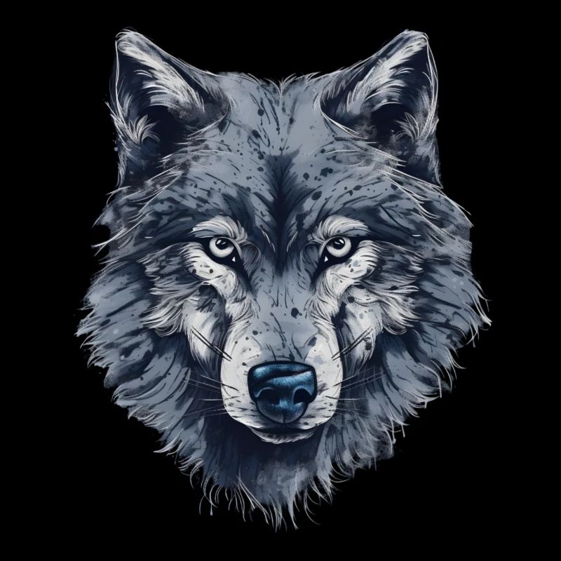 Wolf als Waldkumpel