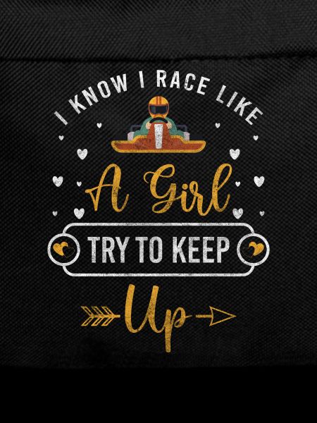 Go-kart driver race track