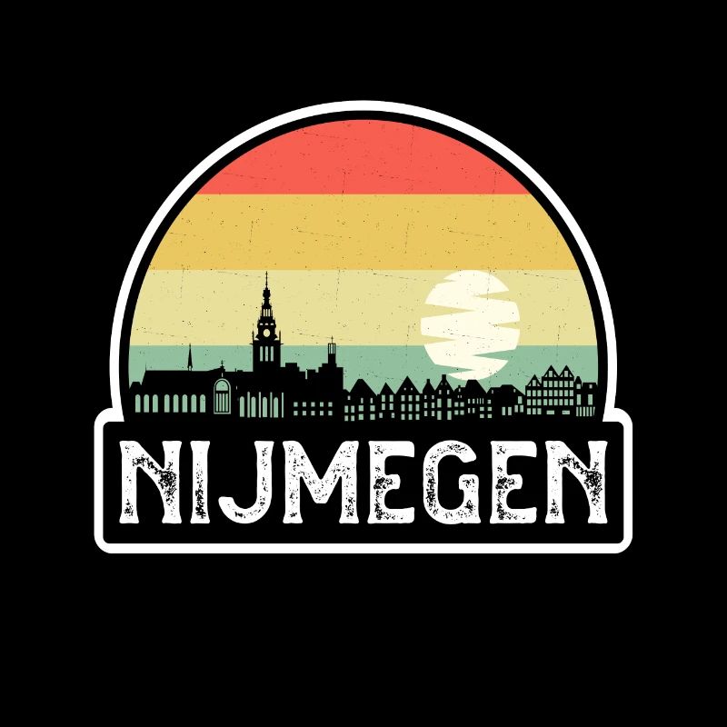 Nimègue Pays-Bas Flag Skyline Souvenir de voyage