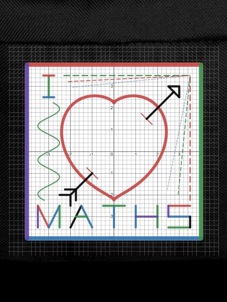 I Love Maths (white background)