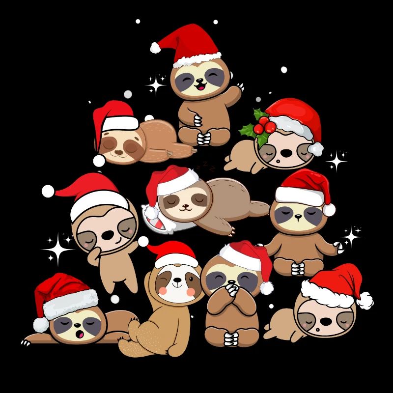 Weihnachtsfaultier