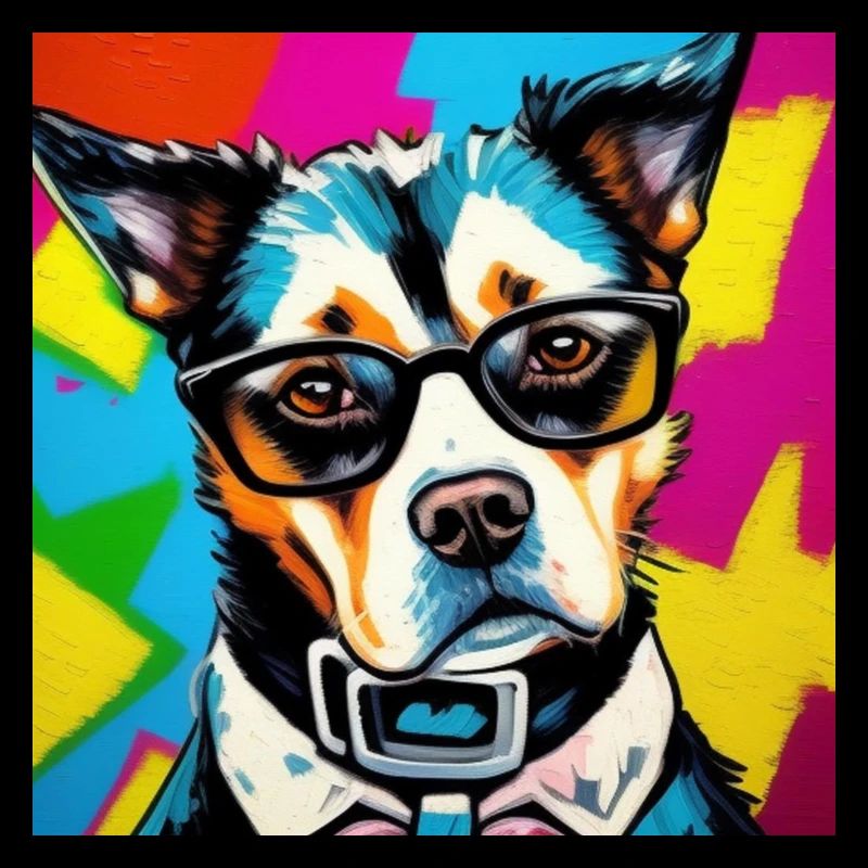 Hipster Hund