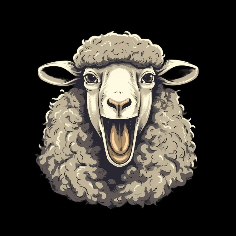 Sheep Creepy Halloween