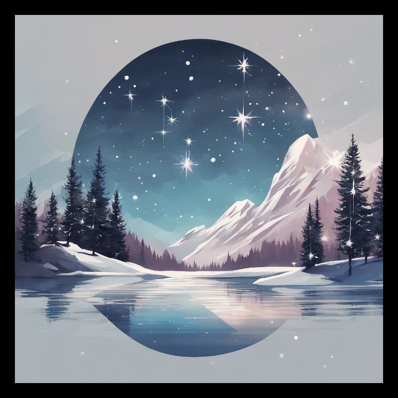 Postkarten Winterlandschaft