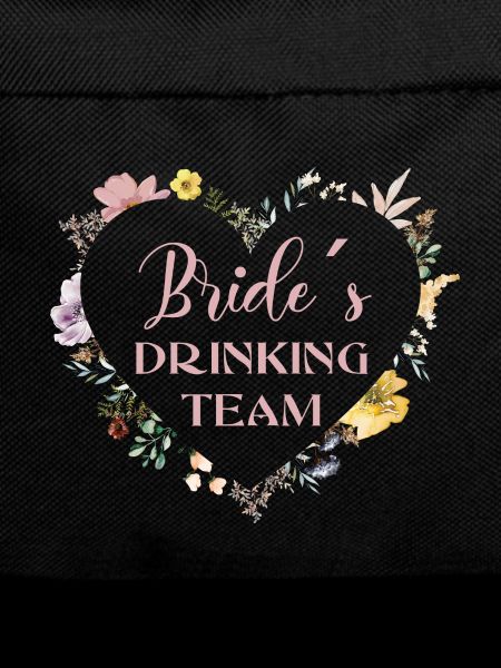 Bride's Drinking Team! Heart Flowers