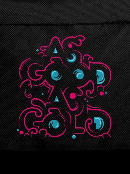 Neon Blumen Ornament