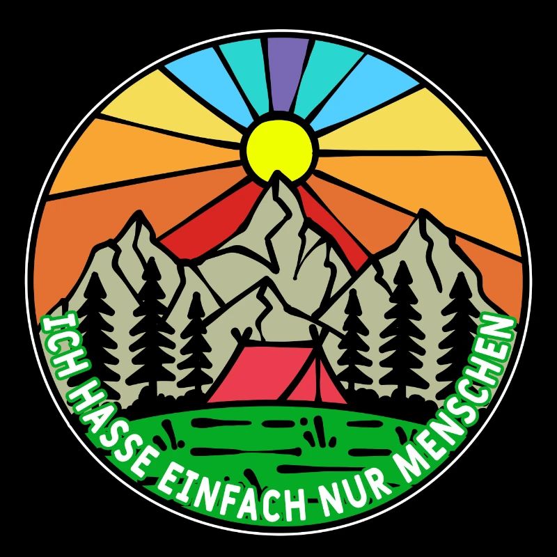 Mountains, hikers, camping, nature, camping, camping