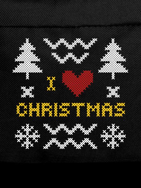 Weihnachtsherz Strickmuster Design