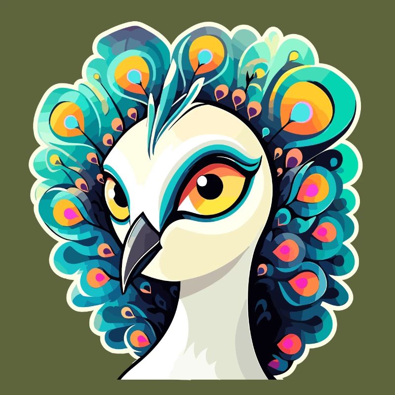 Peacock Bird Drawing