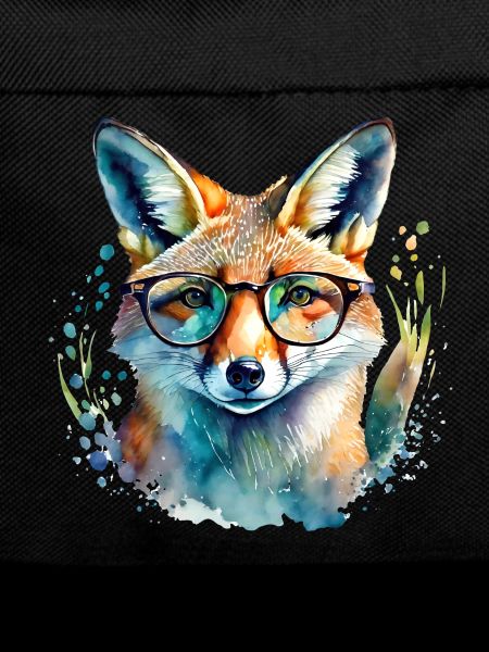 Fox with glasses