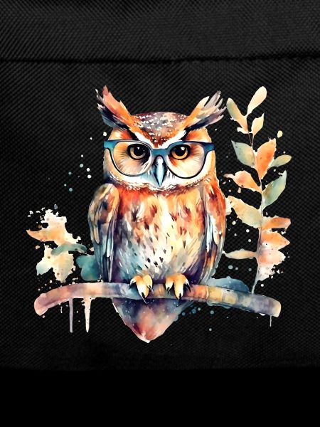 Owl with glasses