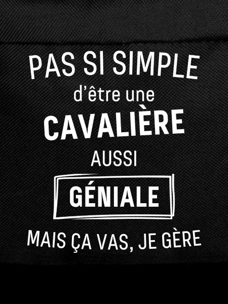 CAVALIÈRE GÉNIALE