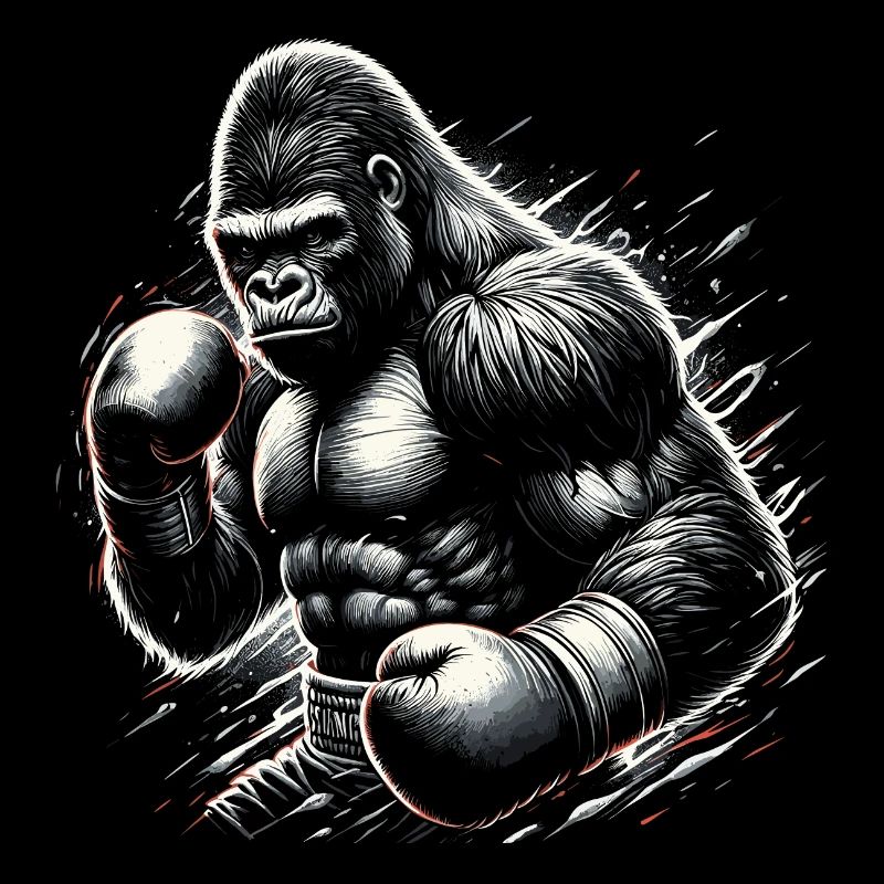 Gorilla Boxer Fighter Boxing Gift