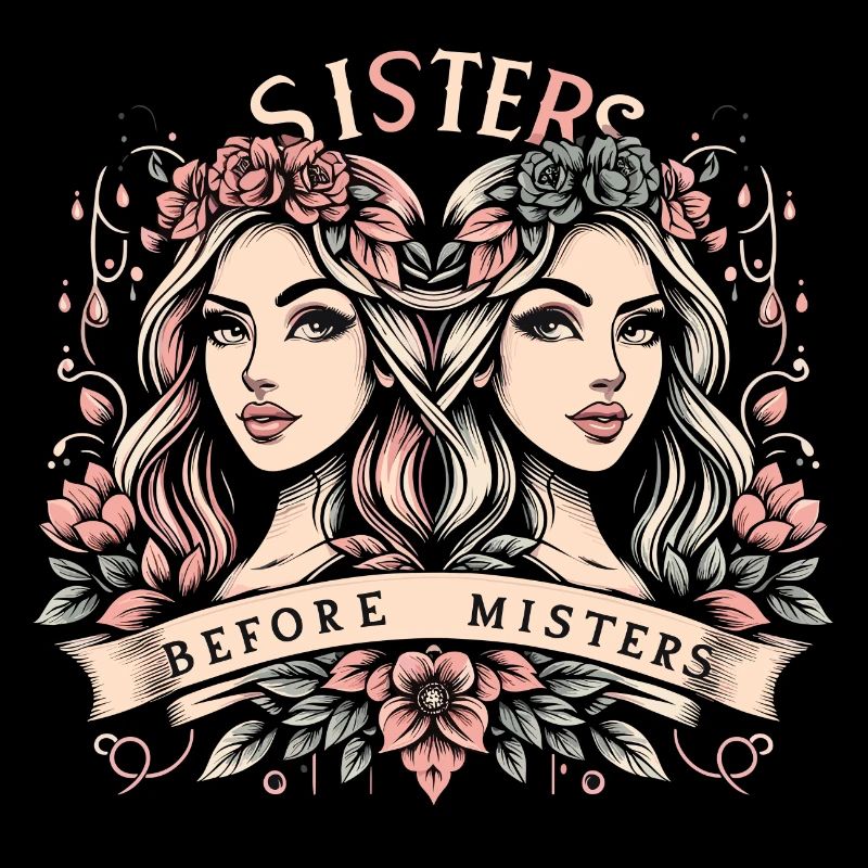 Sisters before Misters Freundinnen Geschenk