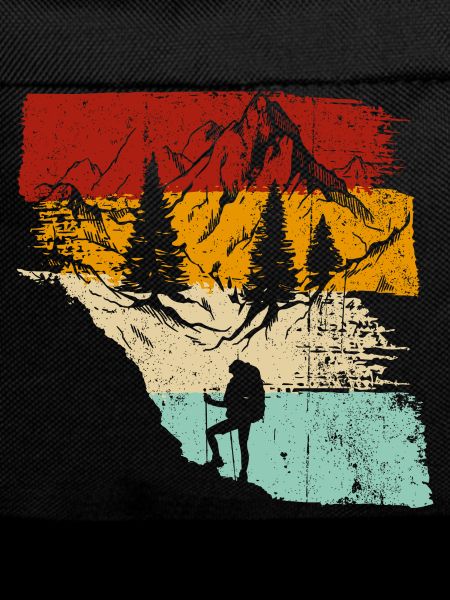Sunset Forest Trek Retro
