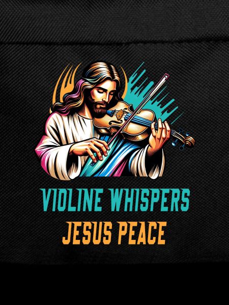 Violin whispers Jesus peace design