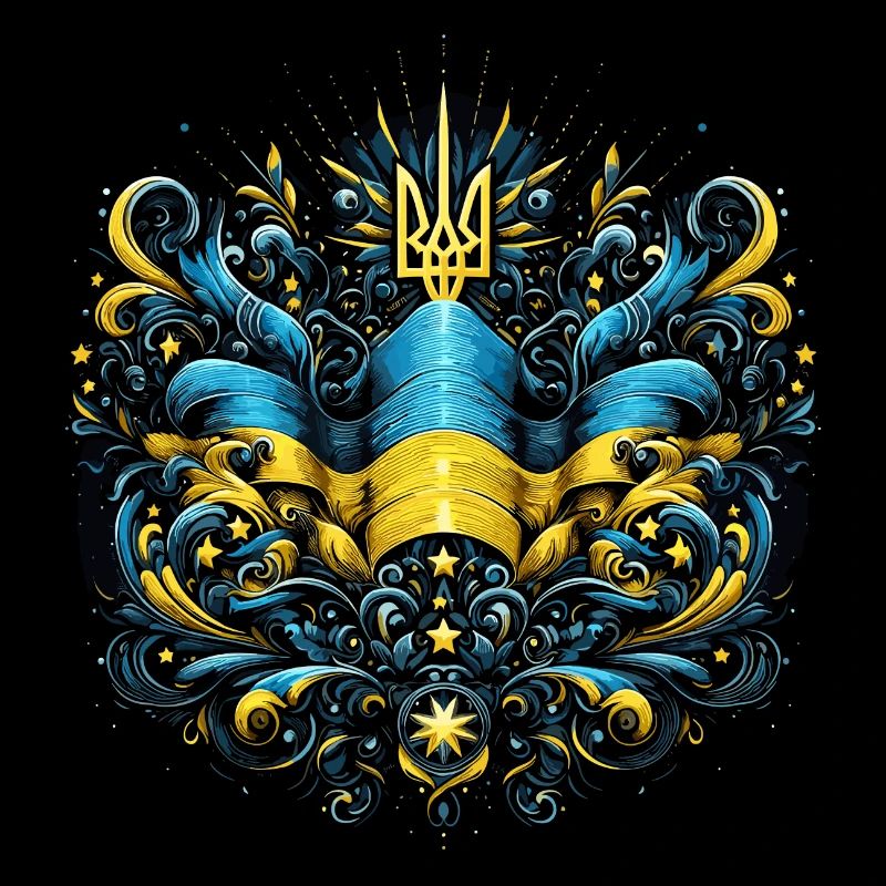 Ukraine Drapeau ukrainien Drapeau Liberté