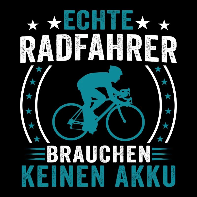 Echte radfahrer brauchen keinen akku