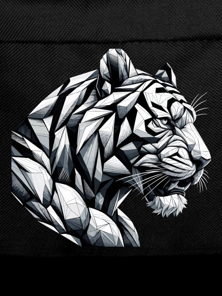 Tiger Head Geometric Geometry Gift