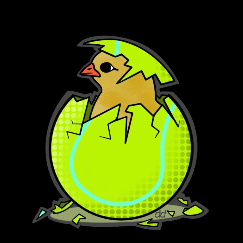 Tennis Chick Hatching