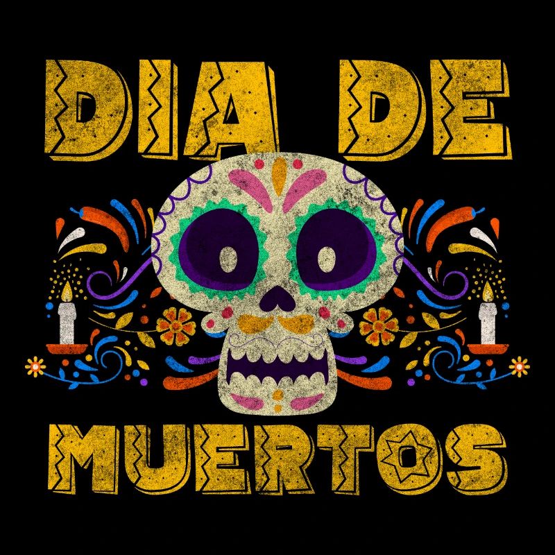 Holiday Skull Honor Remembrance