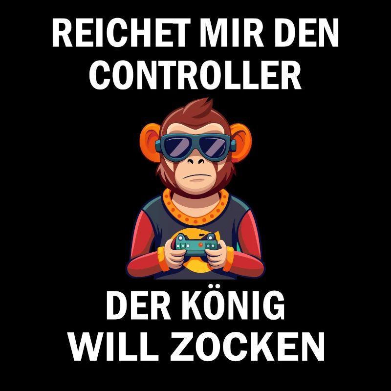 Zocken Reichet mir den Controller König Konsole