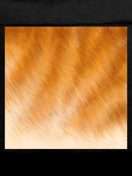 Red cat fur