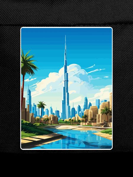 Dubai Skyline Illustration