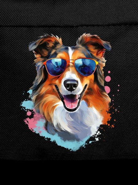 Collie with sunglasses