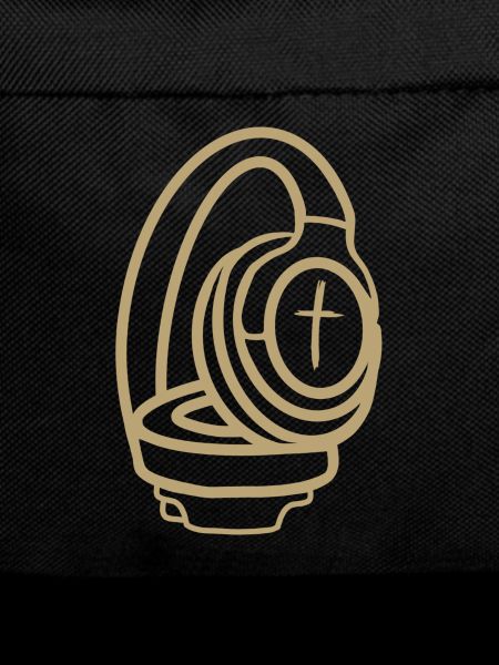 Headphones with cross