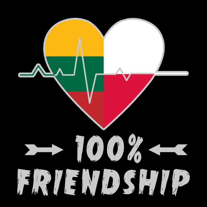 Lithuania and Poland 100% friendship