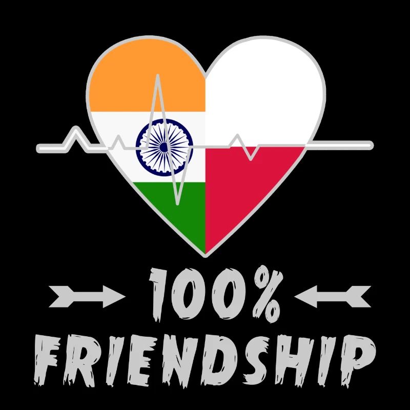 India and Poland 100% friendship