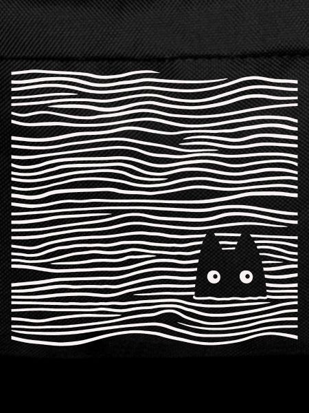 Cat in the sea