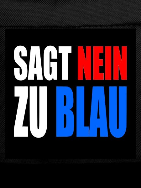 says no to blue